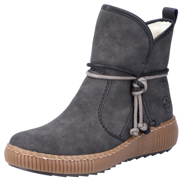 Rieker Winterboots, mit Zierbänder am Schaft