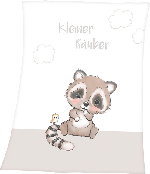 babybest® Soft-Peach Decke Kleiner Räuber