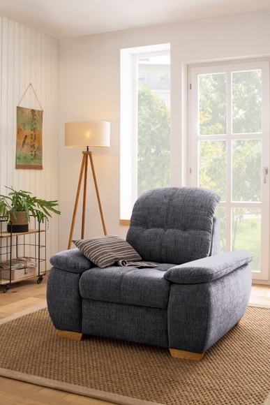 Home affaire Sessel »Lotus Home«, wahlweise mit Kopfteilverstellung und Aqua Clean-Bezug für leichte Reinigung mit Wasser