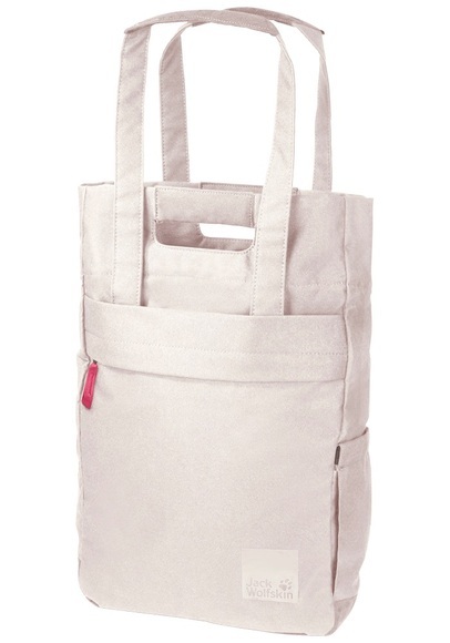 Jack Wolfskin Shopper mit Rucksackfunktion aus recyceltem Material Piccadilly one size violett light blush