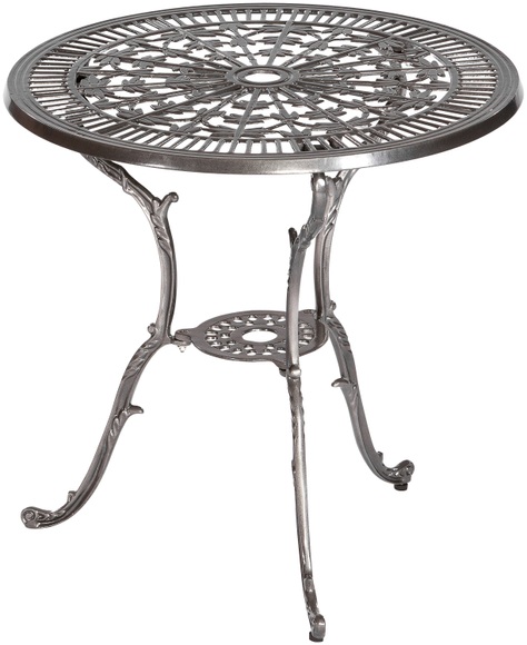 MERXX Gartentisch »Lugano«, Aluminium, Ø 70 cm, graphit