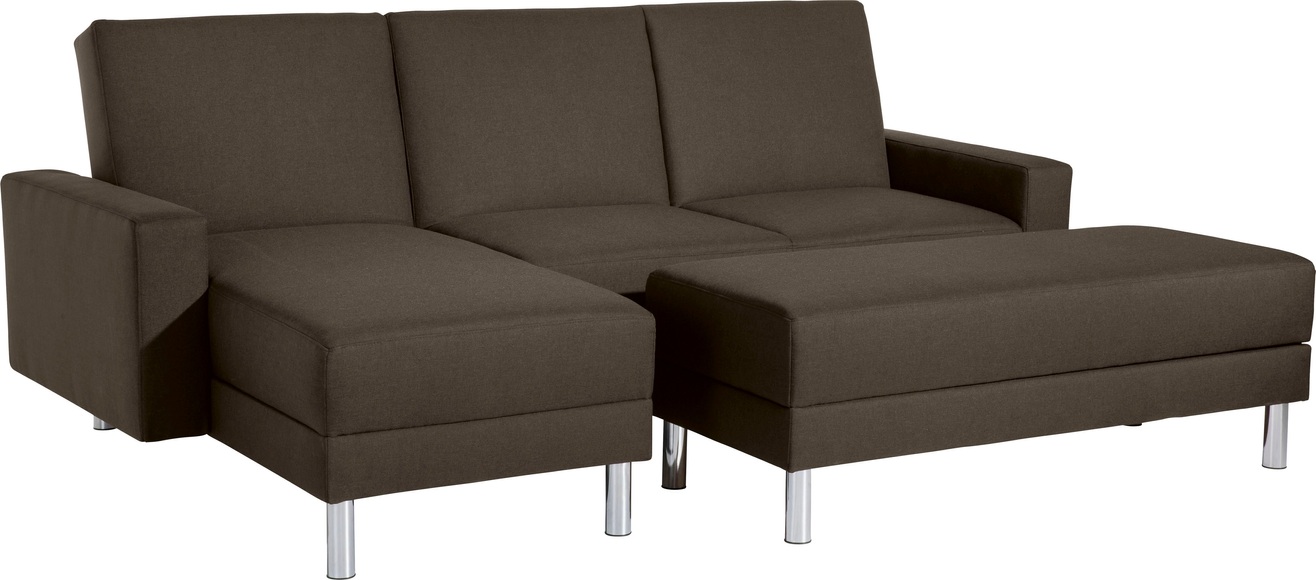 Max Winzer® Schlafsofa »Just Fresh«, Schlafsofa mit Recamiere, mit Rückenverstellung