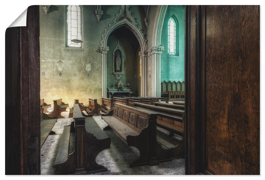 Artland Wandbild »Lost Place - Kirche - verlassene Orte«
