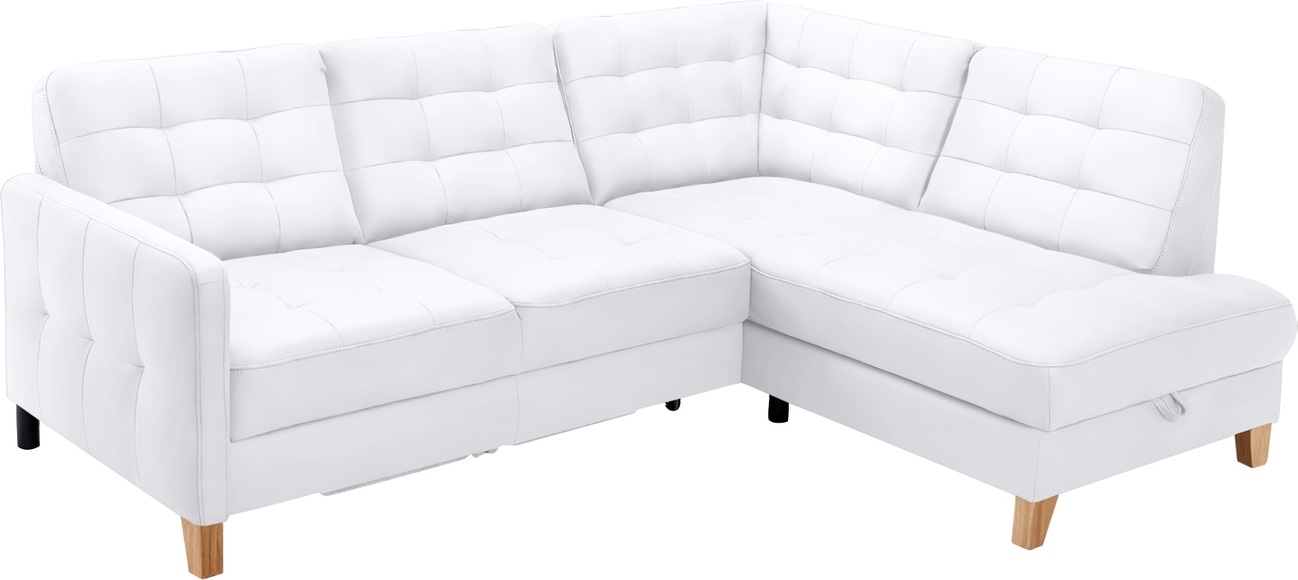 exxpo - sofa fashion Ecksofa »Elio«, wahlweise mit Bettfunktion und Bettkasten, in vielen Bezugsqualitäten