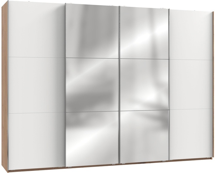 Fresh To Go Schwebetürenschrank »Level«, mit Synchronöffnung