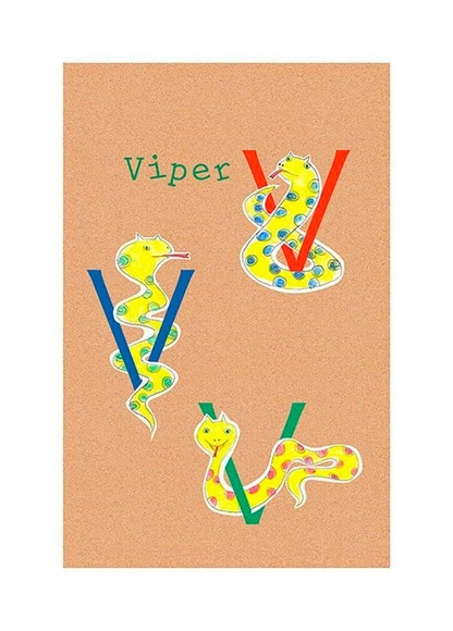 Komar Poster »ABC Animal V«