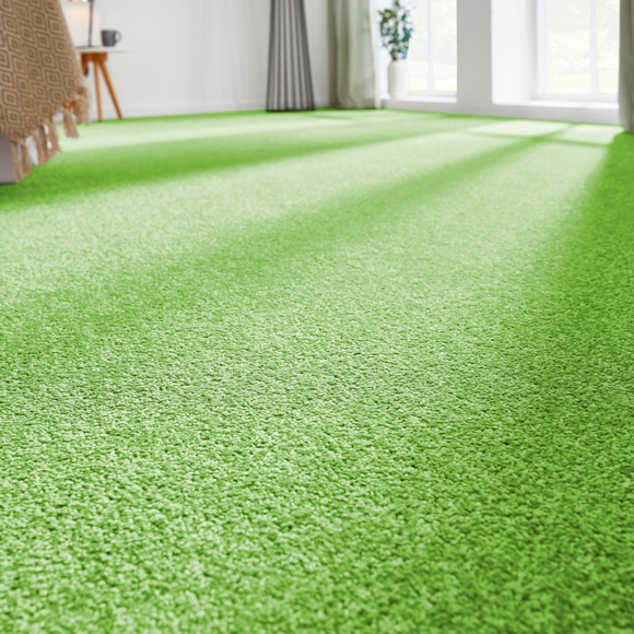 Andiamo Teppichboden »Kräuselvelours Ines«, rechteckig, Uni Farben, Breite 400 cm, strapazierfähig & pflegeleicht