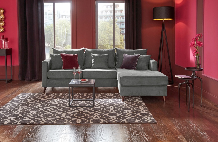 Guido Maria Kretschmer Home&Living Ecksofa »Renesse«, lose Kissen, Keder an Sitzkissen