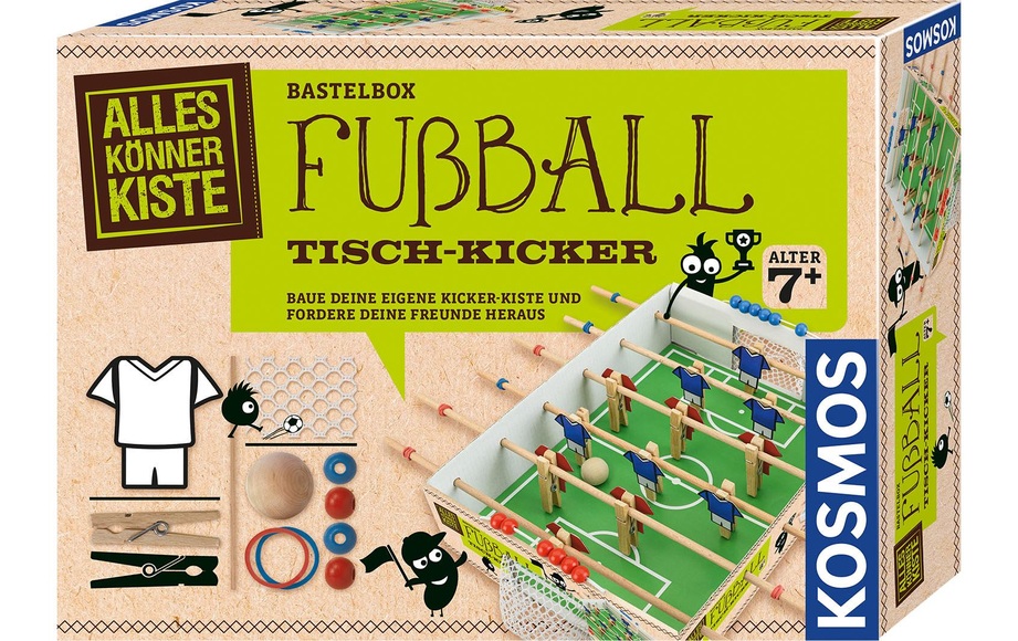 KOSMOS 604479 - Fußball Tisch Kicker, Bastelbox
