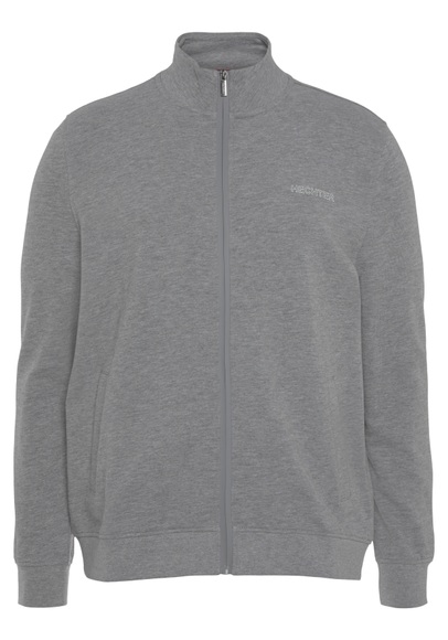 HECHTER PARIS Sweatjacke, mit elastischen Bündchen