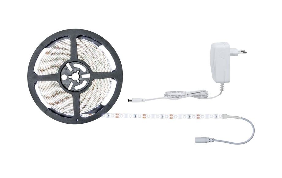 Paulmann SimpLED 78975 LED-Streifen-Komplettset mit Stecker 12 V 500 cm Tageslicht-Weiß