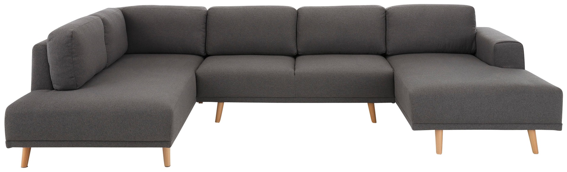 Home affaire Wohnlandschaft »Lasse«, im scandinavischem Stil mit Holzfüssen