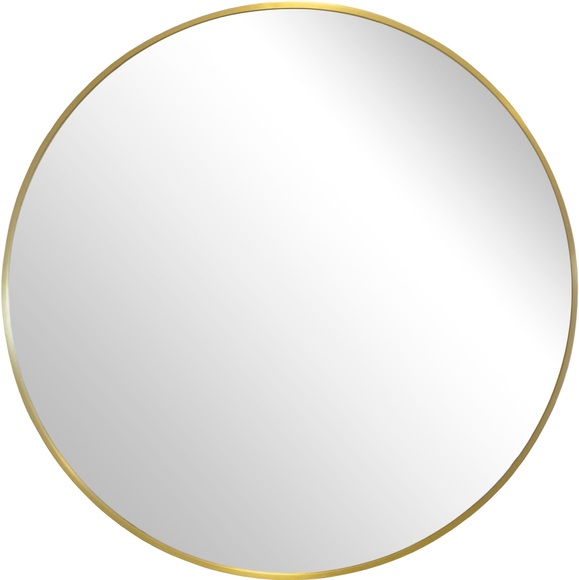 Spiegelprofi GmbH Wandspiegel »ELLA rund«, (1 St.), Ø80 cm, Aluminium-Rahmen