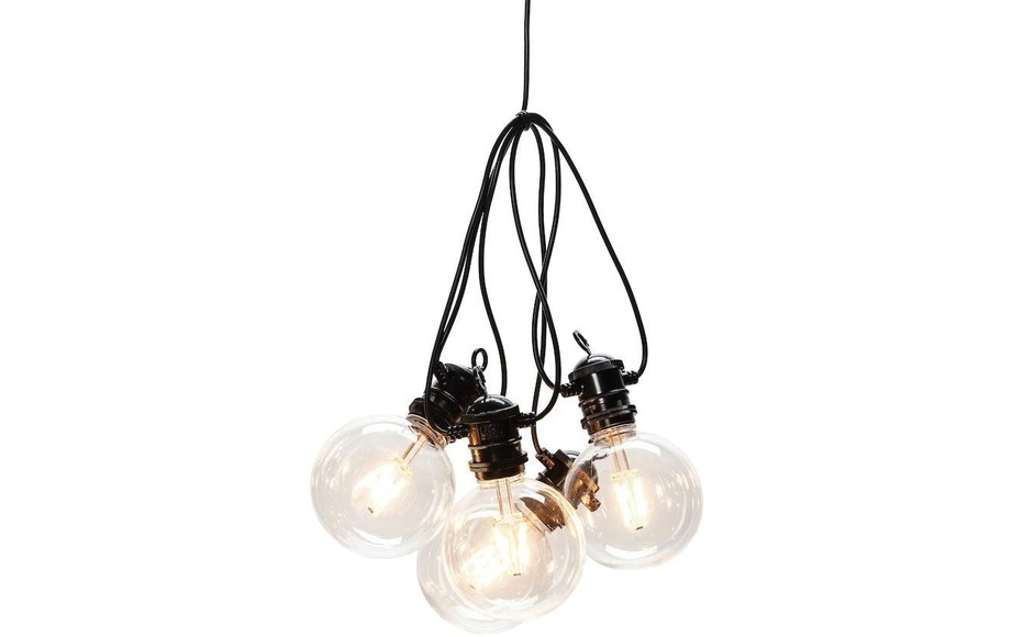 Konstsmide Lichterkette Solar 2337, 10 LEDs, Transparent
