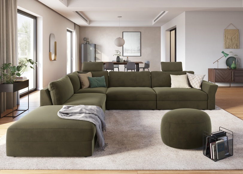 sit&more Ecksofa, mit Sitztiefenverstellung