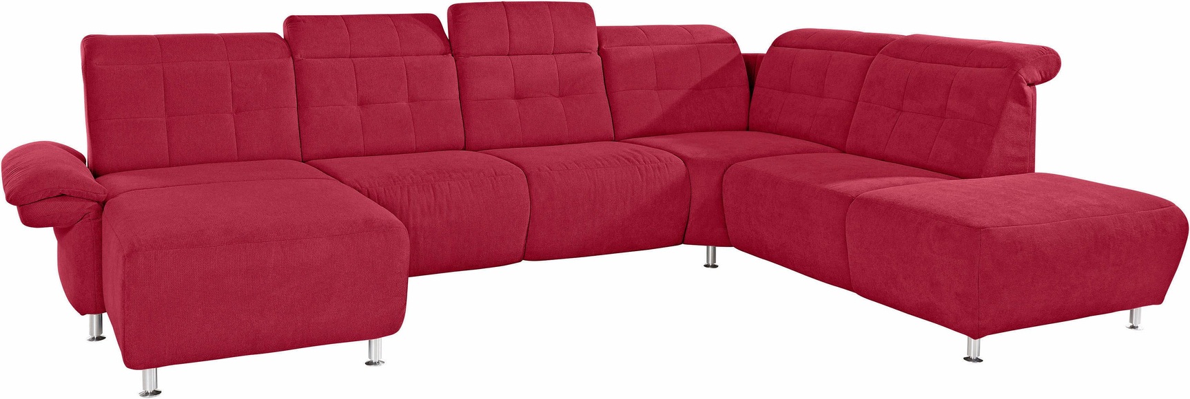 Places of Style Wohnlandschaft »Manhattan«, 2 Sitze mit elektrischer Relaxfunktion, verstellbare Armlehnen