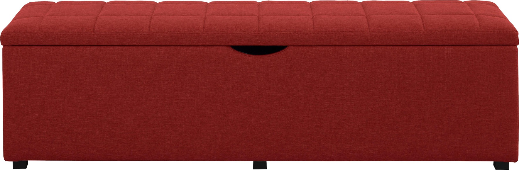 Places of Style Hockerbank »Checked«, mit Stauraum, Breite 120 cm und 160 cm, auch als Garderobenbank oder Bettbank geeignet