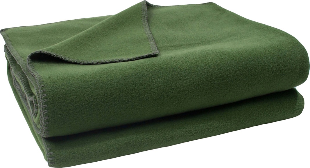 Fleece-Decke ca. 160x200cm Zoeppritz grün