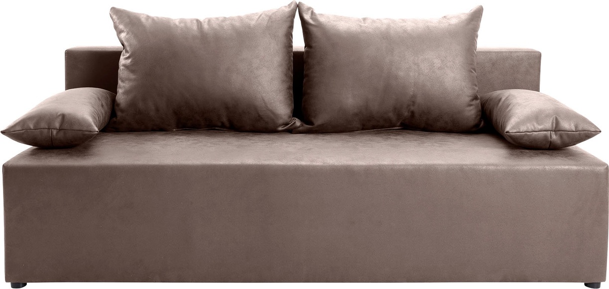 exxpo - sofa fashion Schlafsofa, inklusive Bettfunktion und Bettkasten, wahlweise mit Liftbettfunktion und Federkern