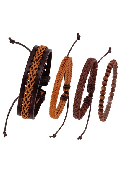 J.Jayz Armband Set »kann auch einzeln getragen werden« (Set, 4 tlg.)
