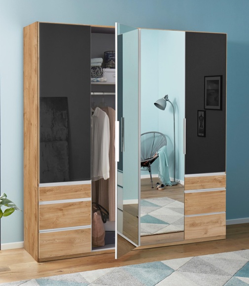 Fresh To Go Kleiderschrank »Level«, mit Glastüren
