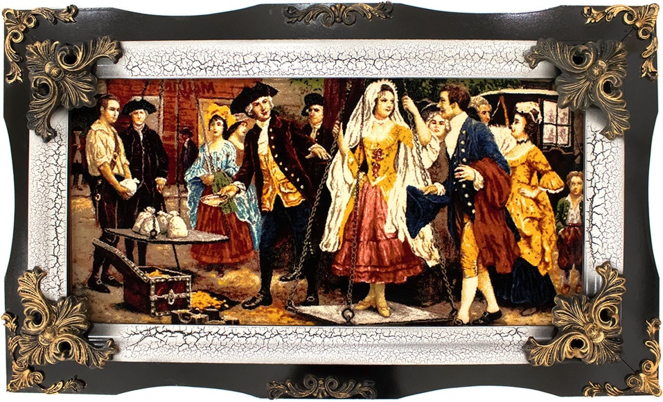 morgenland Wandteppich »Bild-Teppich Figurativ 120 x 70 cm«, rechteckig, 0,6 mm Höhe, besonders weich durch Microfaser