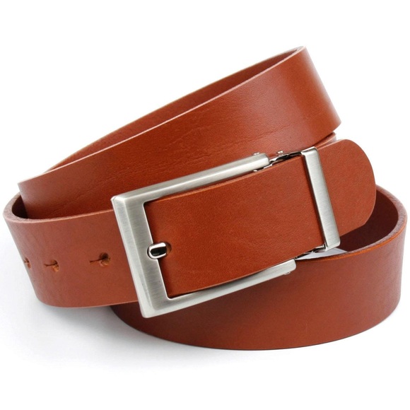 Anthoni Crown Vollledergürtel in Cognac