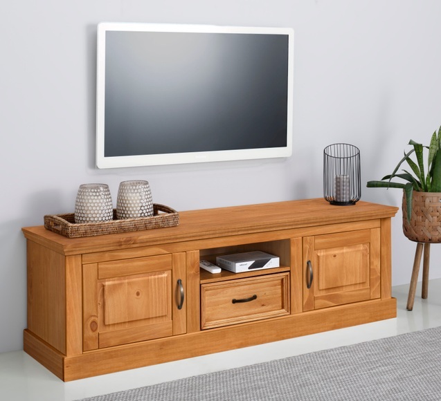 Home affaire Lowboard »Selma«, aus massivem Kiefernholz