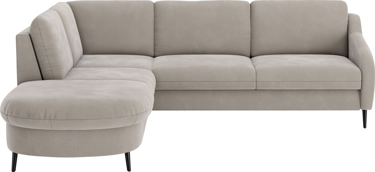sit&more Ecksofa »Soul L-Form«, wahlweise mit Bettfunktion und Bettkasten oder Schubkasten