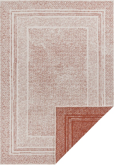 Home affaire Teppich »Bernard«, rechteckig, 5 mm Höhe, In-und Outdoor geeignet, Wohnzimmer, Balkon, Terrasse, Garten, Robust, Pflegeleicht, Flachgewebe, Wendeteppich