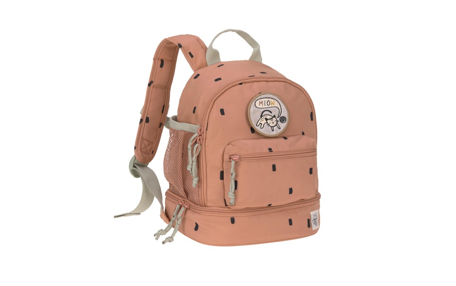 LÄSSIG Mini Backpack, Happy Prints, caramel