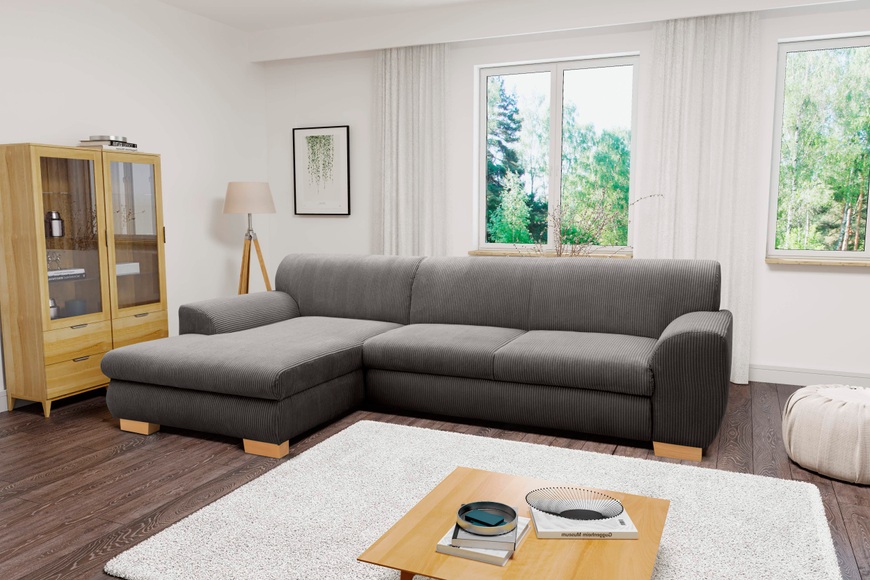 Home affaire Ecksofa »Nika«, wahlweise mit Bettfunktion, auch in Cord