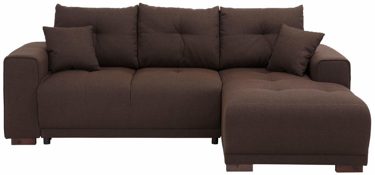 Home affaire Ecksofa »Viborg«, mit Regal in der Armlehne, wahlweise mit Bettfunktion