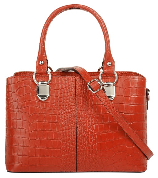 Cluty Umhängetasche, (1 tlg.), echt Leder, Made in Italy