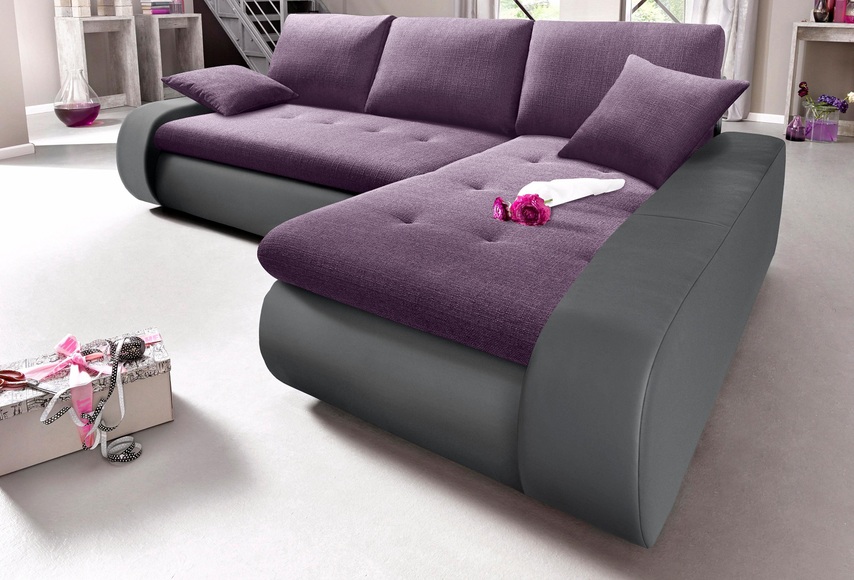 TRENDMANUFAKTUR Ecksofa, wahlweise XL oder XXL