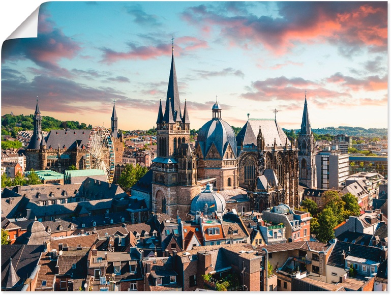 Artland Wandbild »Aachen Panorama I«