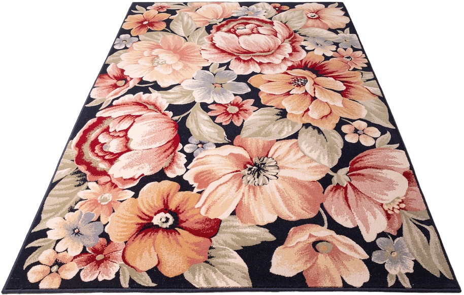 THEKO Wollteppich »Floresti 7091«, rechteckig, 10 mm Höhe, reine Wolle, Wohnzimmer