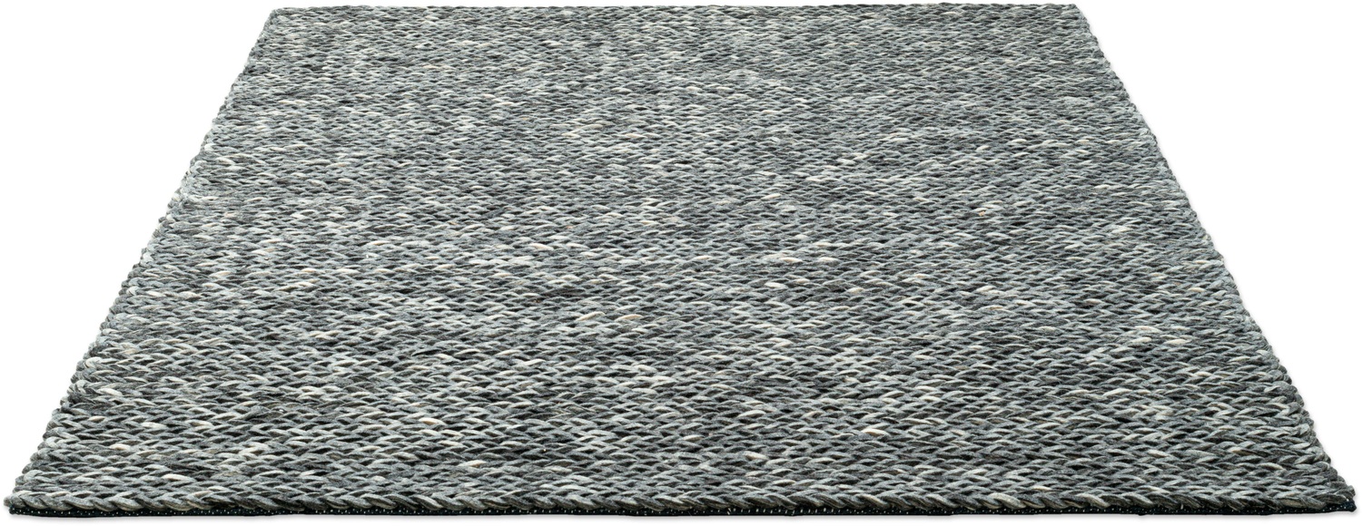 THEKO Wollteppich »Arlberg«, rechteckig, 23 mm Höhe, reine Wolle, Strickoptik, ideal im Wohnzimmer & Schlafzimmer