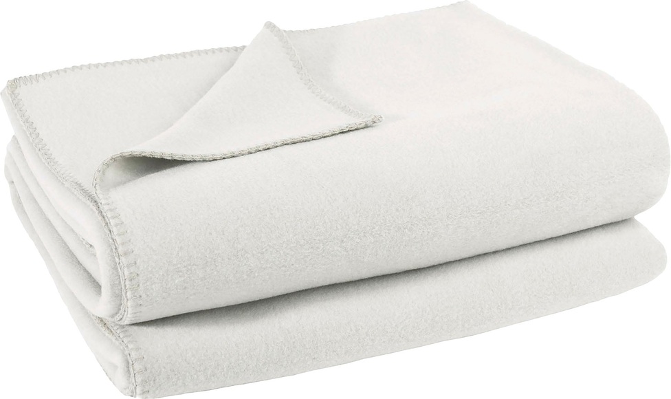 zoeppritz Wohndecke »Soft-Fleece«, mit Häkeleinfassung