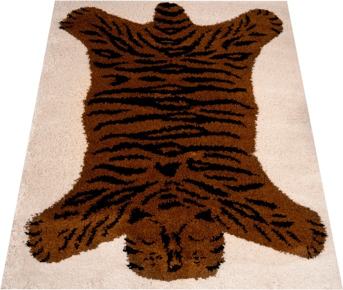 Zala Living Kinderteppich »Tiger Lewis«, rechteckig, 35 mm Höhe, Spielunterlage, Sehr weich durch Microfaser, Kinderzimmer, Tiermotiv, Strapazierfähig, Pflegeleicht, Robust