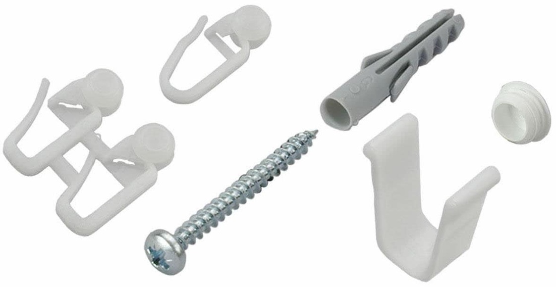 Zubehör-Set, ´´für 2-3-läufige Gardinenschienen´´, Liedeco