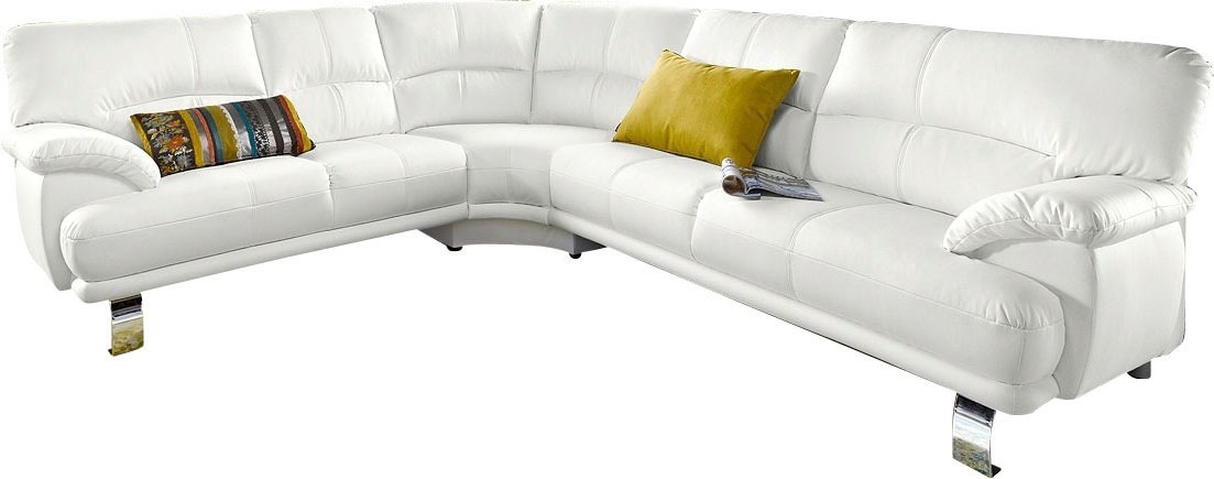 TRENDMANUFAKTUR Ecksofa, mit langem Schenkel