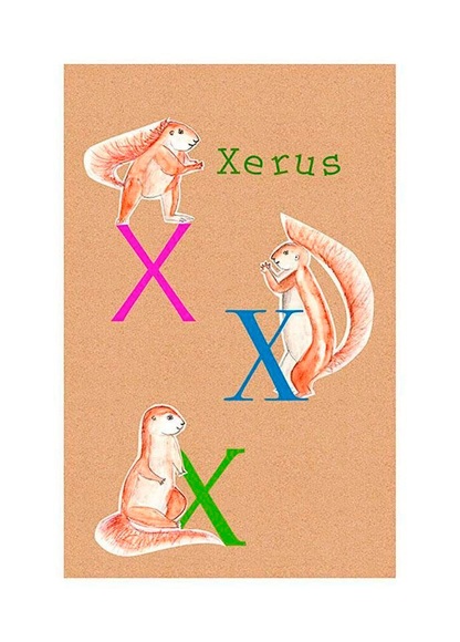 Komar Poster »ABC Animal X«