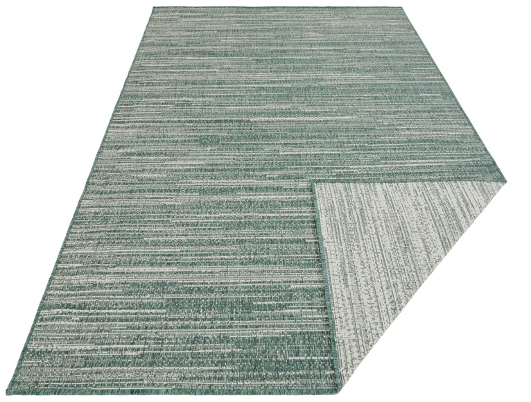 ELLE DECORATION Teppich »Mèlange«, rechteckig, 5 mm Höhe, In/- Outdoor geeignet, Wendeteppich, Meliert, Wohnzimmer, Balkon, Terrasse, Garten, Robust, Pflegeleicht, Flachgewebe