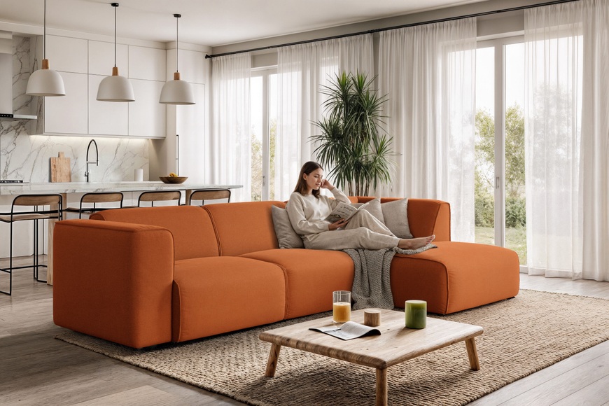 COUCH? Ecksofa »Fettes Polster«, Modulsofa Set, aber auch Module für individuelle Zusammenstellung s. 