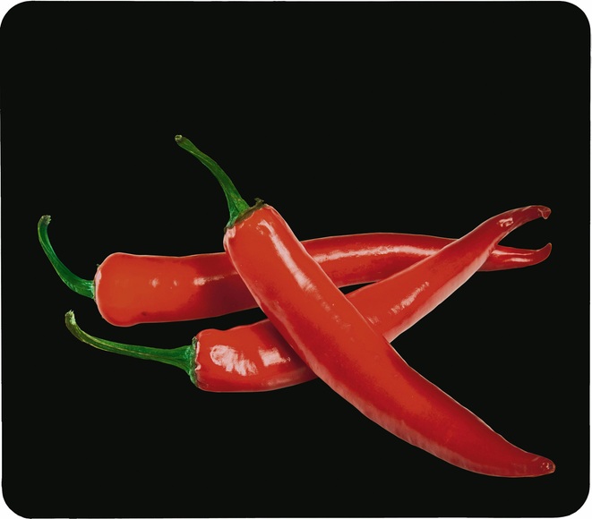 WENKO Abdeckplatte »Hot Peperoni« für Glaskeramik Kochfelder