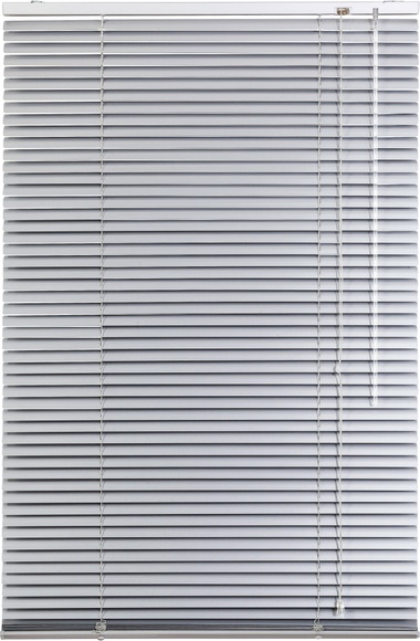 Jalousie, Lichtblick, aus Aluminium im Festmass