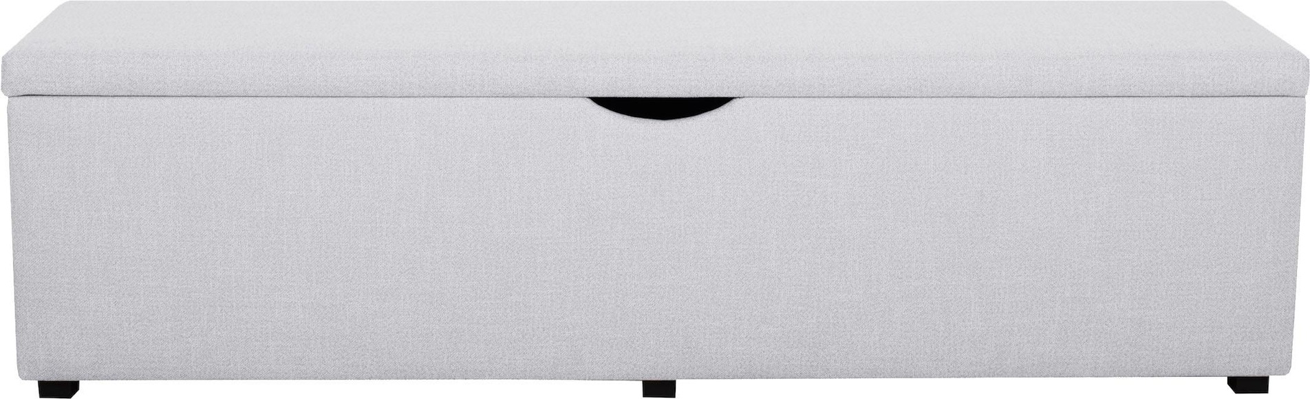 Places of Style Hockerbank »Standard«, mit Stauraum, Breite 120 cm oder 160 cm, auch als Garderobenbank oder Bettbank geeignet