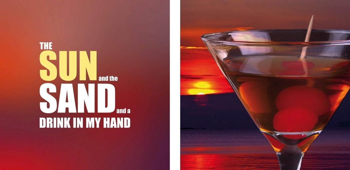 Leinwandbild »Sun, Sand & Drink« (Set)
