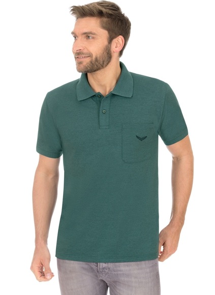 Trigema Poloshirt, mit Brusttasche